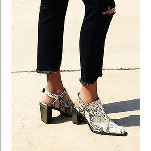 Free People Silverstorm Slingback Mule